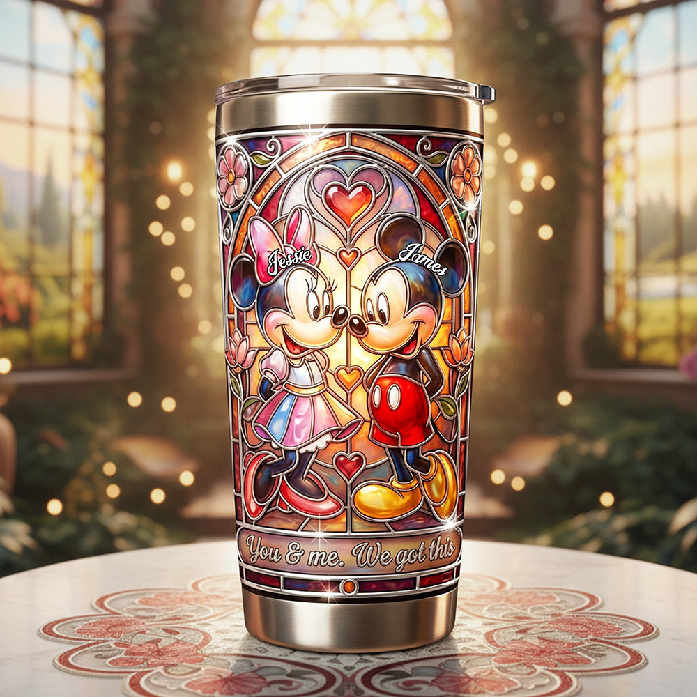 Romantic Couple 20oz Tumbler - Personalized Gifts For Couple 04tota160126-Homacus