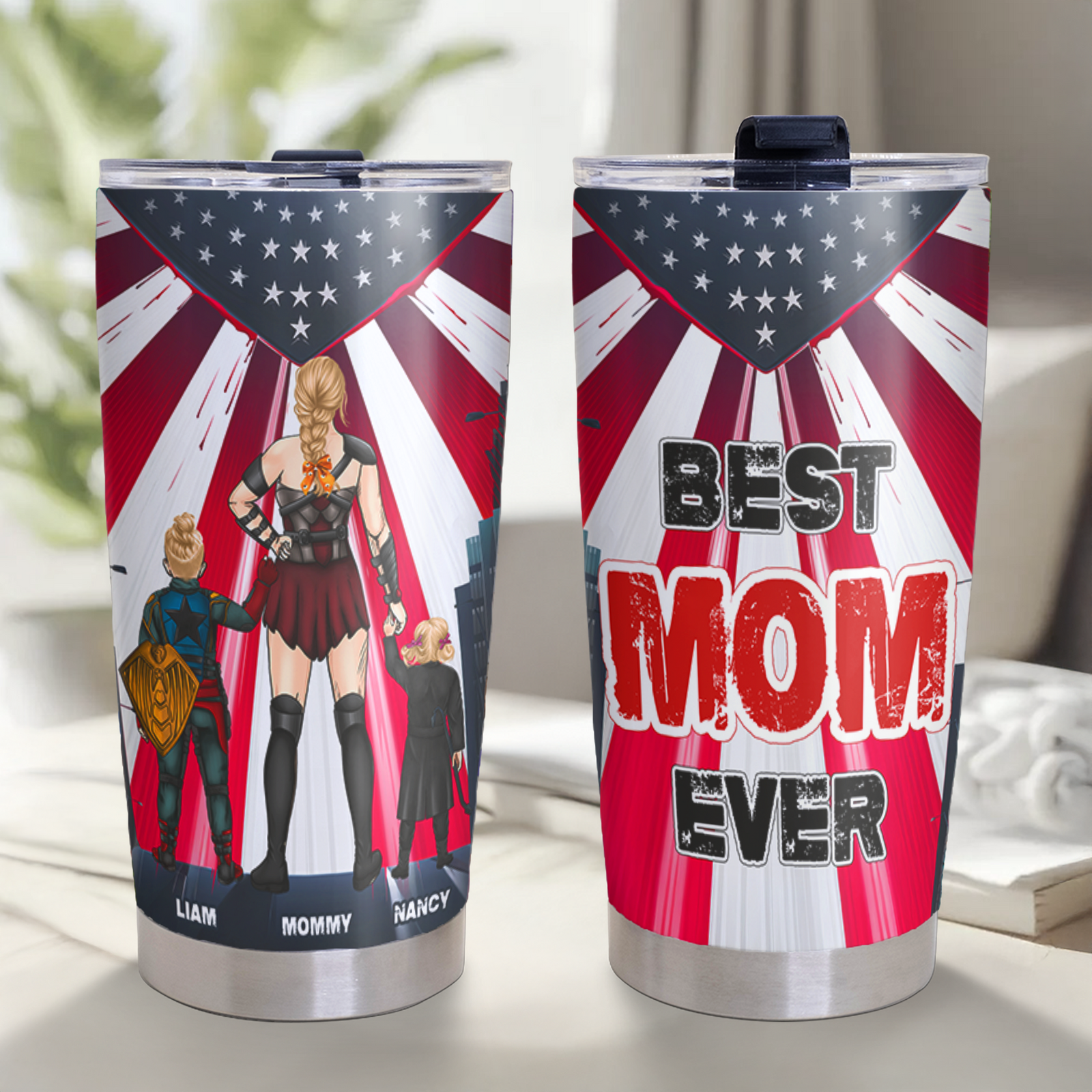 Personalized Gifts For Mom Tumbler Best Mom Ever 03topu140425hg-Homacus