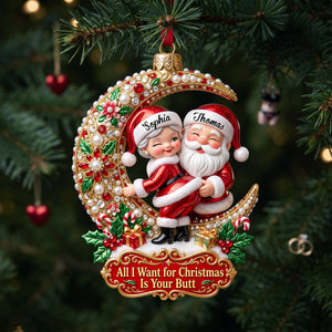 Naughty Couple Acrylic Ornament - Personalized Gifts For Couple 01pglu201026-Homacus