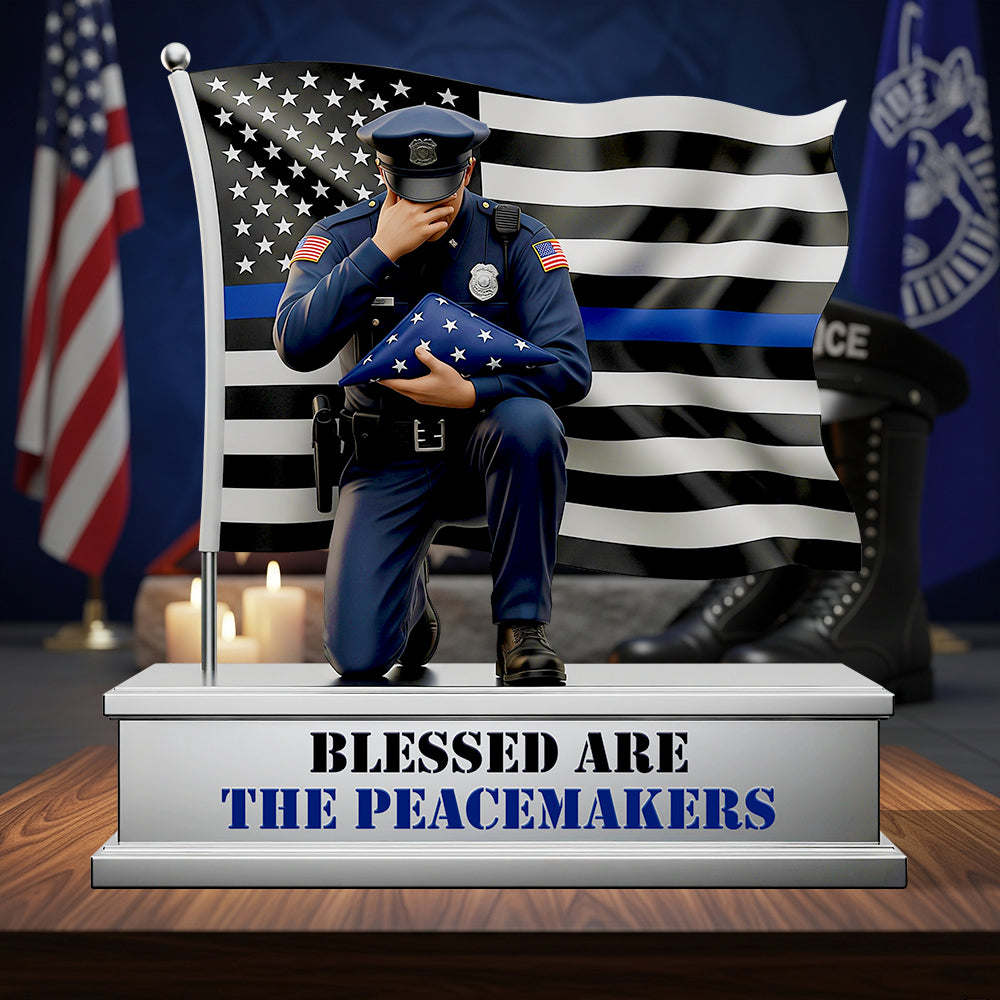 Police Honoring Acrylic Plaque Personalized Gifts For Police 02OHDT100625-Homacus