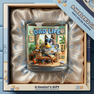 Little Pups Whiskey Glass - Personalized Gifts For Dad 04TOTA200526-Homacus