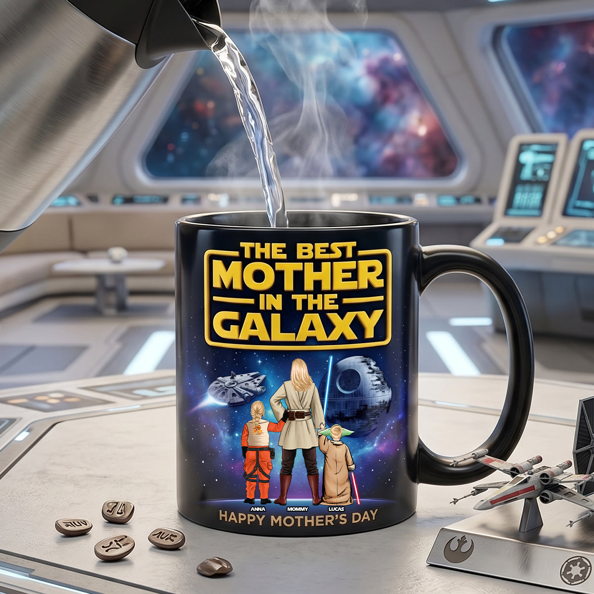The Best Mother Magic Mug - Personalized Gifts For Mothers 03natn140426-Homacus