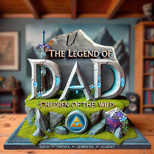 Legend Dad Acrylic Plaque Personalized Gifts For Dad 03HUQN190425-Homacus