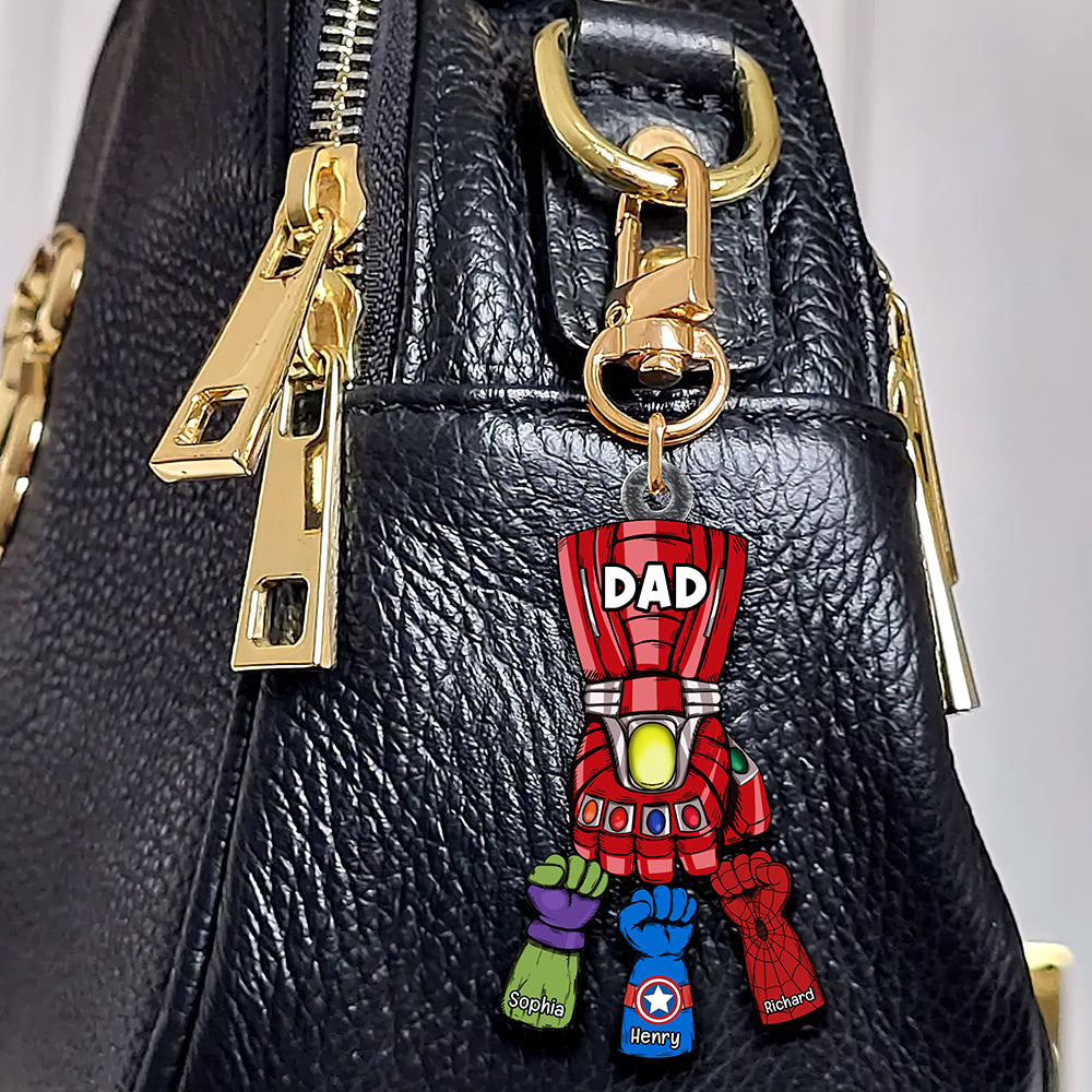 Personalized Gifts For Dad Keychain 02qhqn170523ha Fist Bump-Homacus