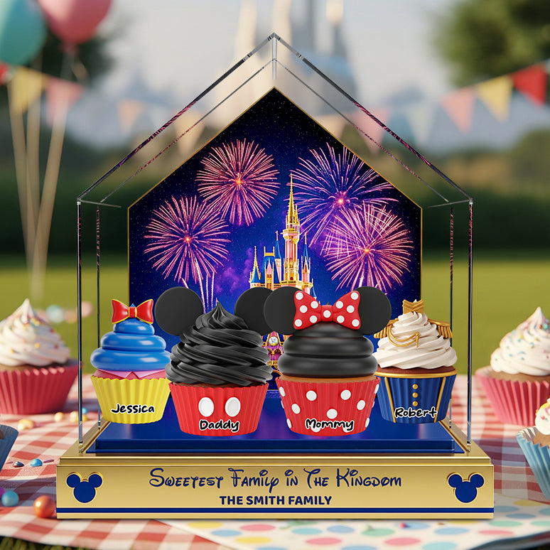 Kingdom of Cupcakes Acrylic Plaque Personalized Gifts For Family 01OHDT100625-Homacus