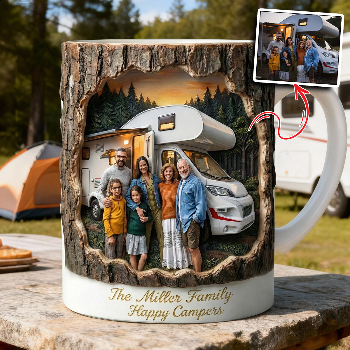Camping Coffee Mug - Custom Photo Gifts 04hulu311225-Homacus