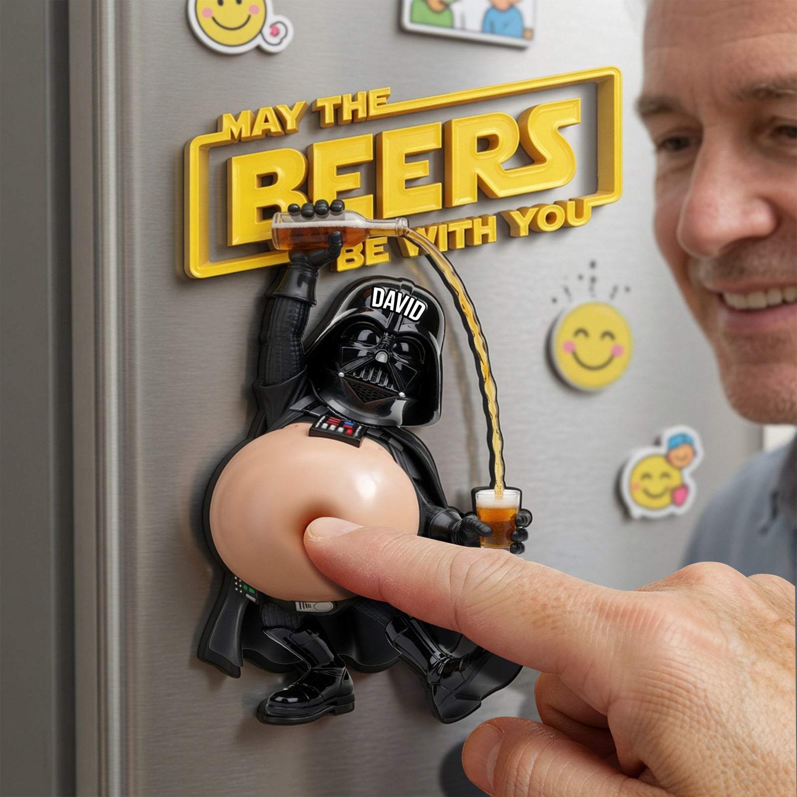 Funny Beers Warrior Anti-collision Acrylic Fridge Magnet - Personalized Gifts 07toqn240626-Homacus