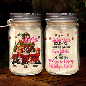 Personalized Gifts For Besties, Christmas Jar Light 02XQMH081024HH-Homacus