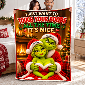 Funny Mischief Couples Blanket - Personalized Christmas Gifts For Couples 06naqn101026-Homacus