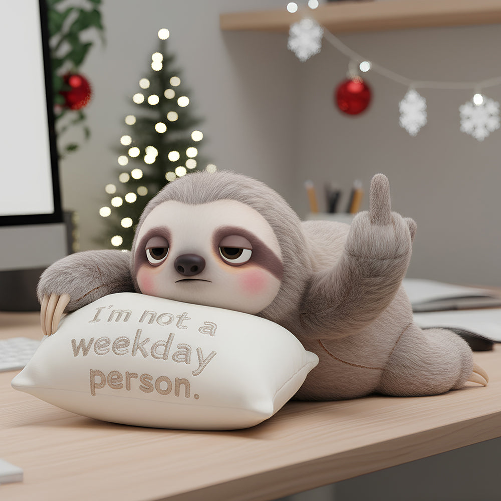 Sloth Coworker Pillow, Personalized Gifts For Coworker 02ohdt151125-Homacus