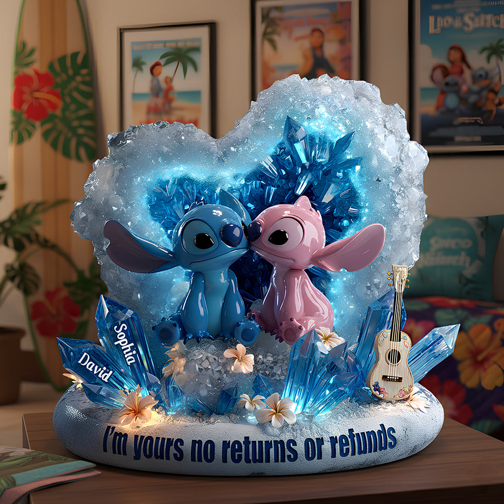 Cute Couple Acrylic Plaque - Personalized Gifts For Couples 02tgdt011225-Homacus