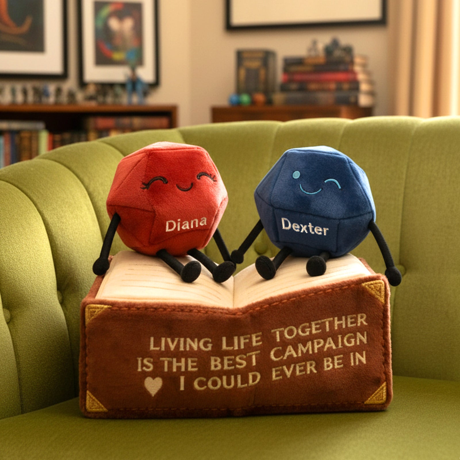 Fantasy Couple Custom Shape Pillow, Personalized GIfts For Game Nerd 04QHMG141125-Homacus