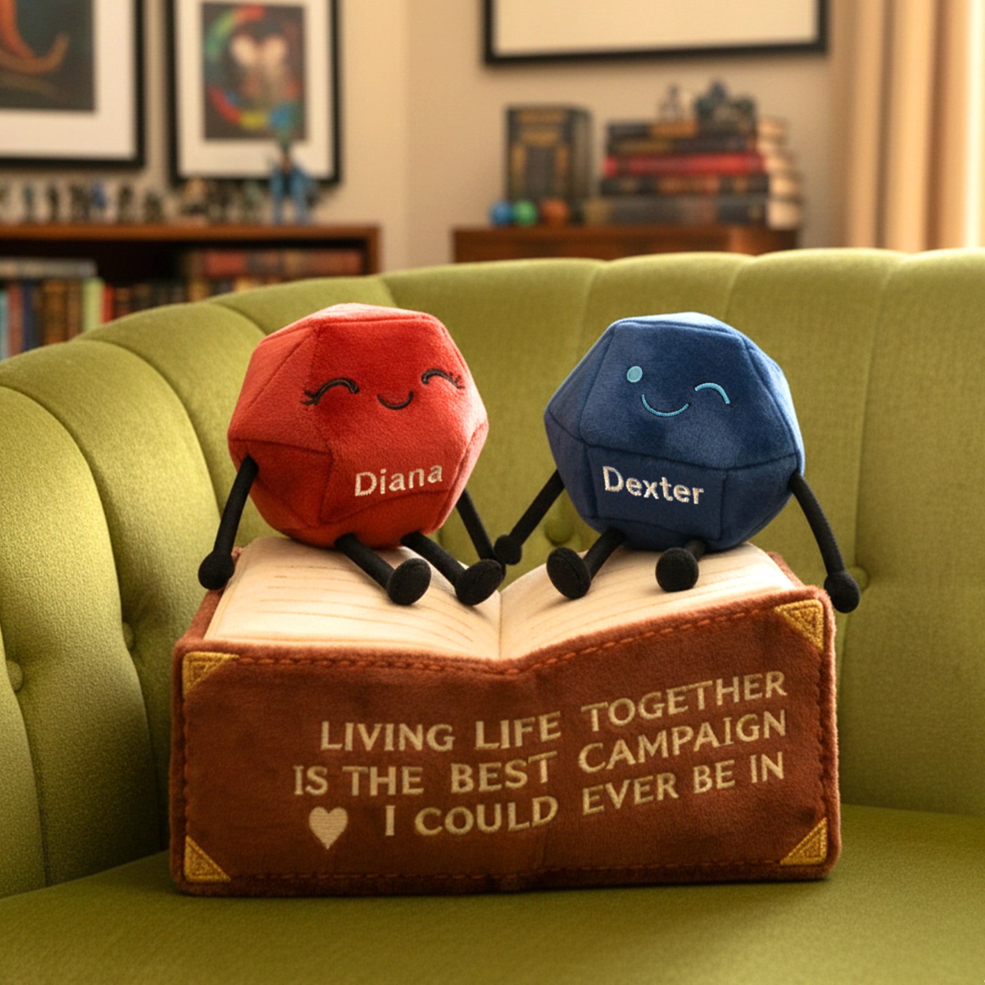 Fantasy Couple Custom Shape Pillow, Personalized GIfts For Game Nerd 04QHMG141125-Homacus