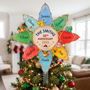 30-Year Collector Era Acrylic Christmas Tree Topper - Personalized Gifts 04HUTN071026-Homacus