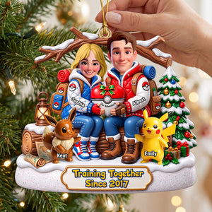 Training Master Couple Ornament - Personalized Gifts For Family 06QHQN290826-Homacus