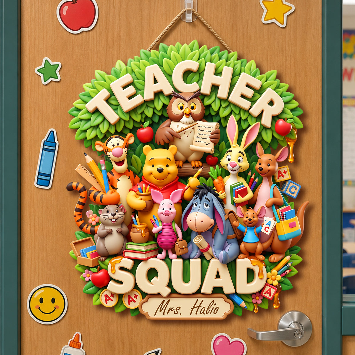 Teacher Squad Acrylic Sign - Personalized Gifts For Teacher 05padh270726-Homacus