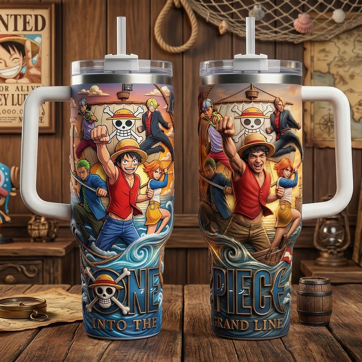 Ocean Adventure Crew Tumbler - Personalized Gift 03NATN180326-Homacus