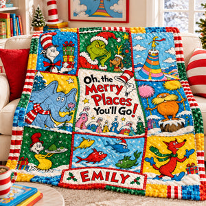 Magical Movie Worlds Blanket - Personalized Gifts For Movie Lovers 03halu061026-Homacus