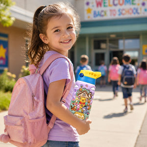 Wooded School 12oz Tumbler, Personalized Gifts For Back To School Kids 02qhdt280726-Homacus