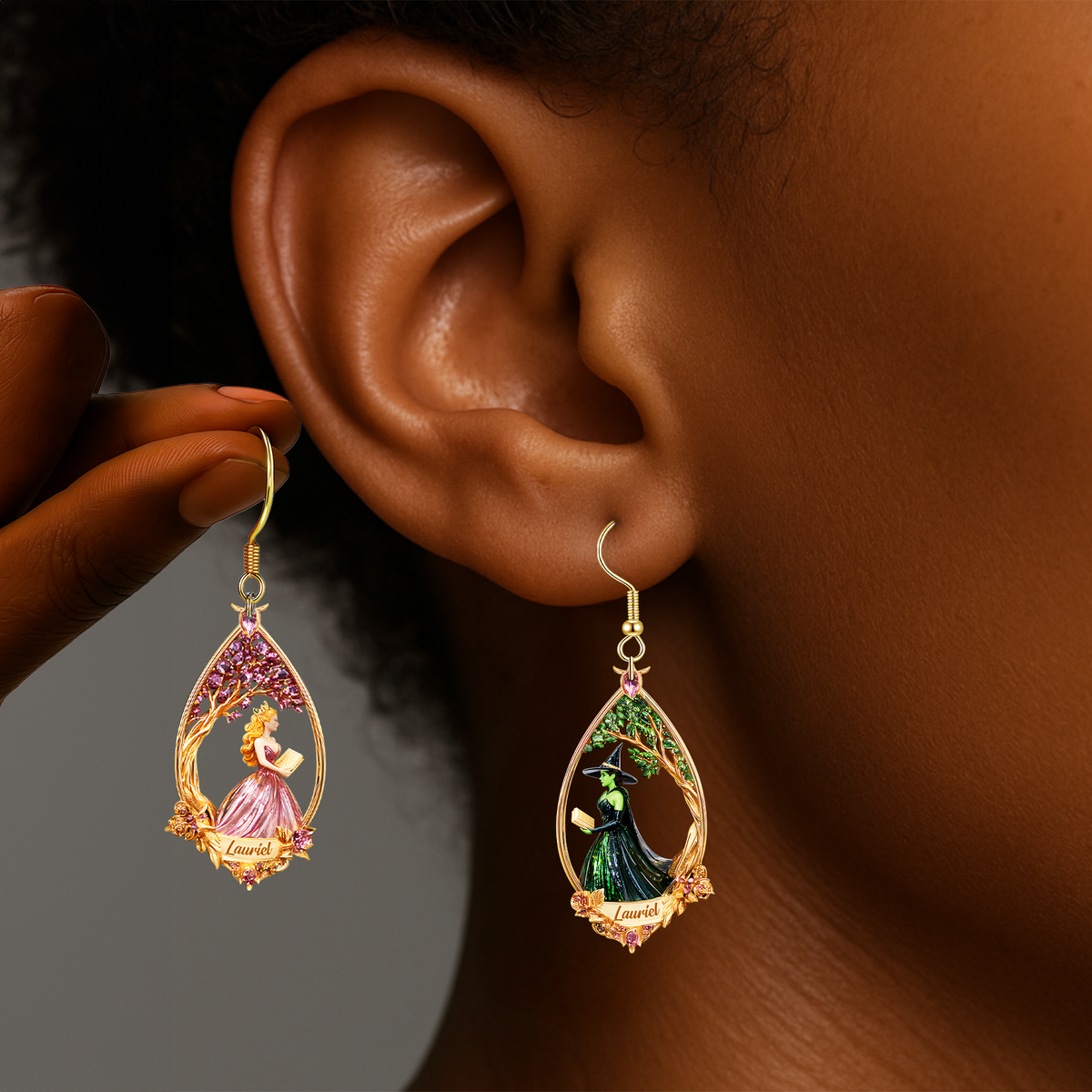 04TGLU240725 Earrings Personalized Gifts-Homacus