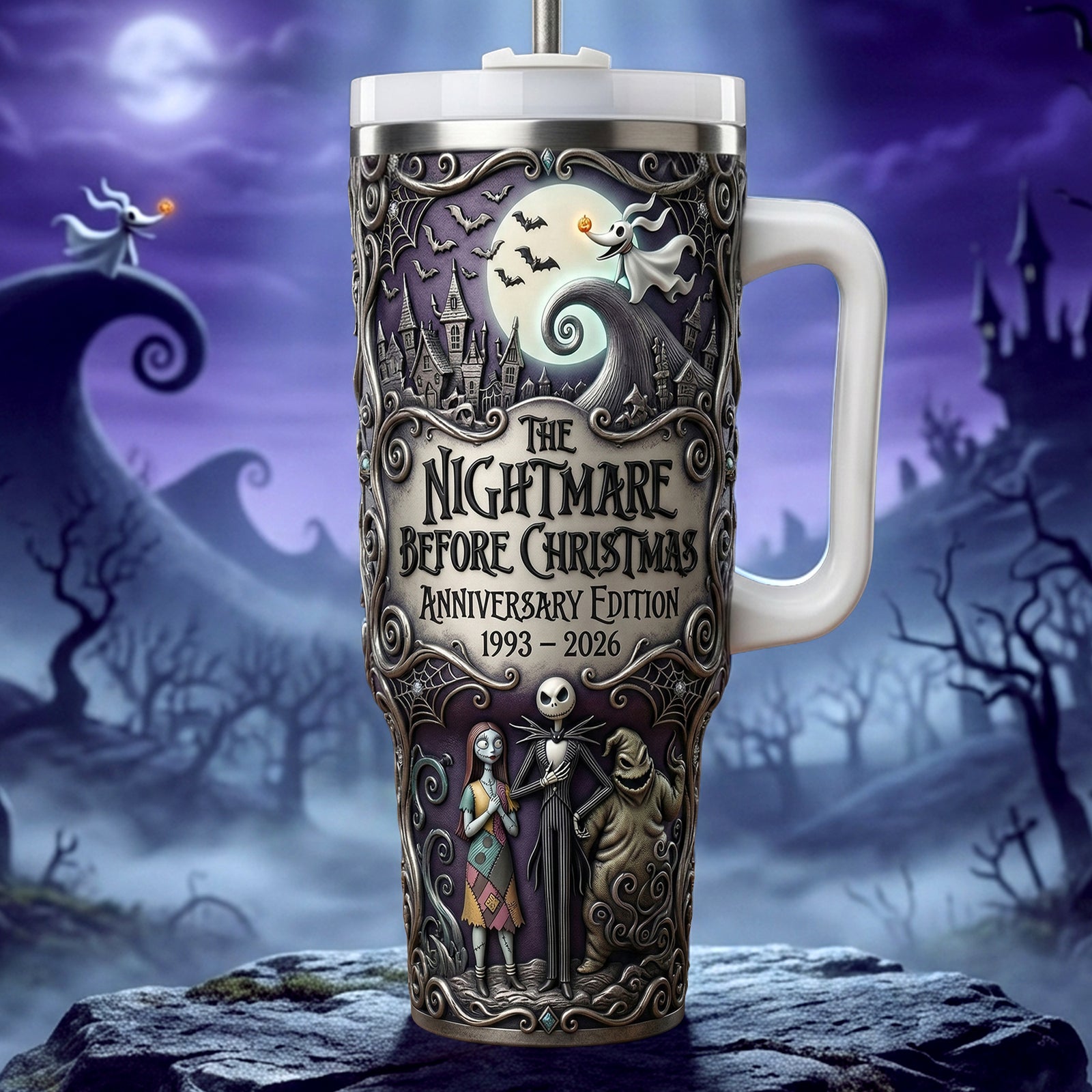Spooky Anniversary Edition 40oz Tumbler - Gift For Movie Lovers 02nalu060326-Homacus