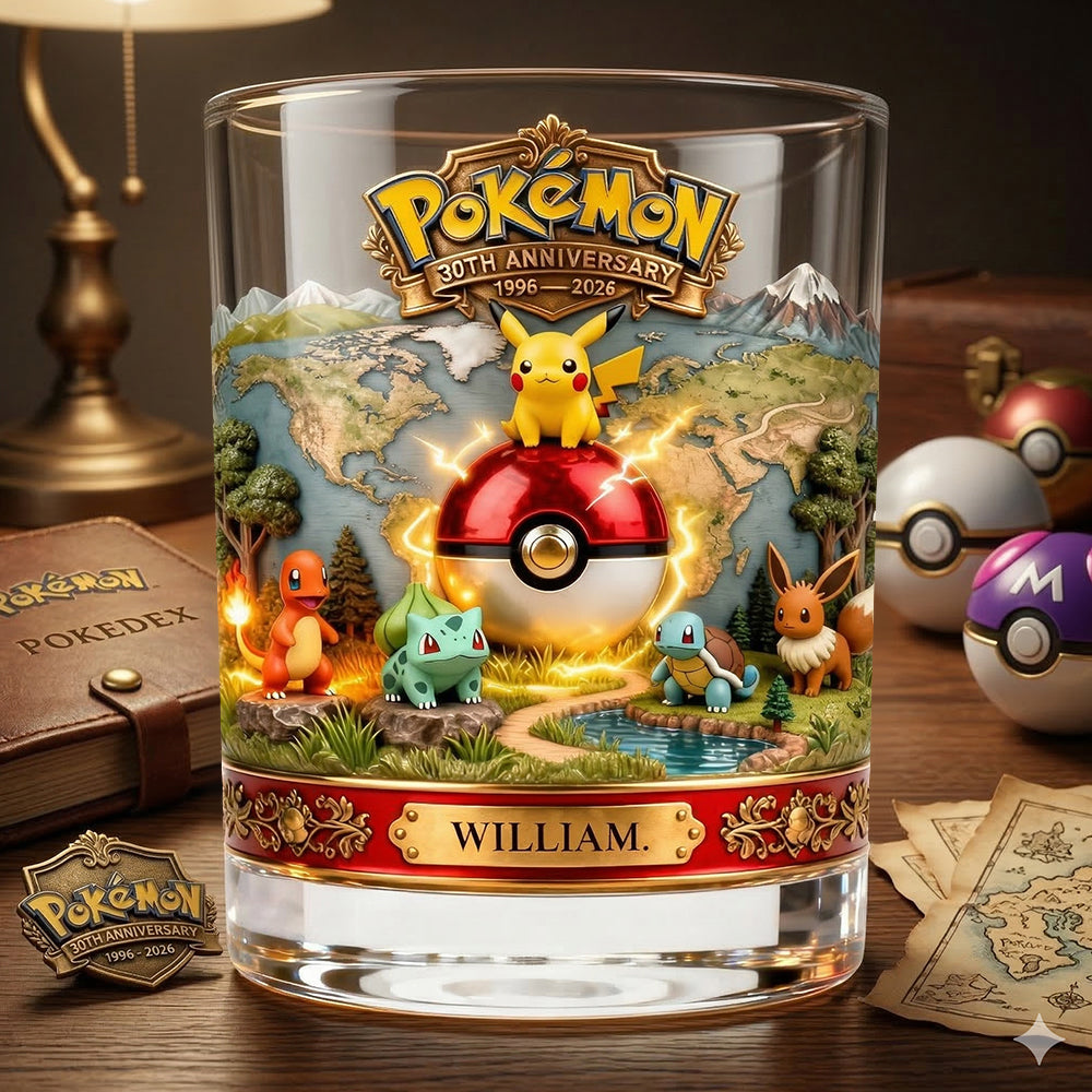 Cute Creature Squad Round Glass - Personalized Anniversary Gifts 03kidt140326-Homacus