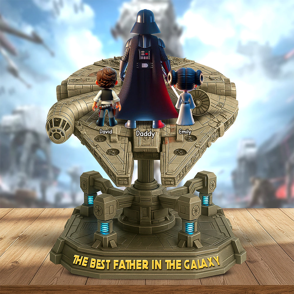 The Best Galaxy Father Acrylic Plaque - Personalized Gifts For Father 01OHQN030525-Homacus