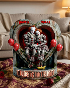 Gothic Love Couple Acrylic Plaque - Personalized Gift For Couples 02PAMG030226-Homacus