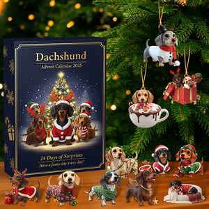 Christmas Advent Calendar Acrylic Blind Box - Gifts For Dog Lovers 01hyta211025-Homacus