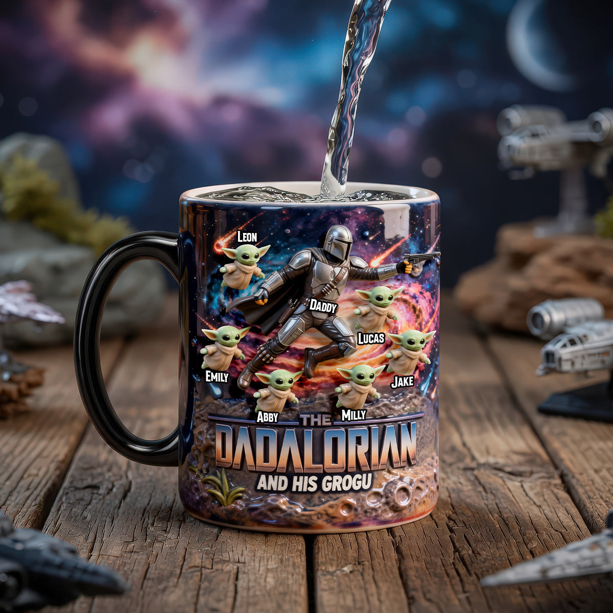 Brave Venture Dad Magic Mug, Personalized Gifts For Dads 04qhdh210526-Homacus