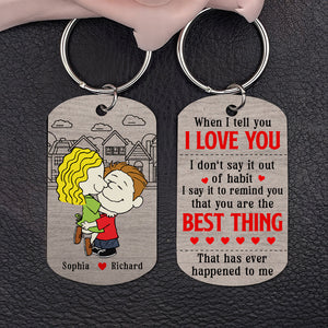 Personalized Gifts For Couple Keychain 05xqqn101224hg-Homacus