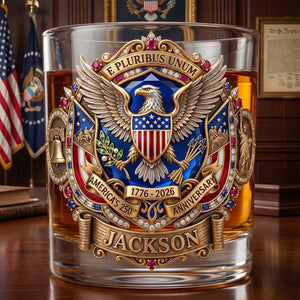 250 Years Of Pride Round Glass - Personalized Anniversary Gifts 02TYDH280526