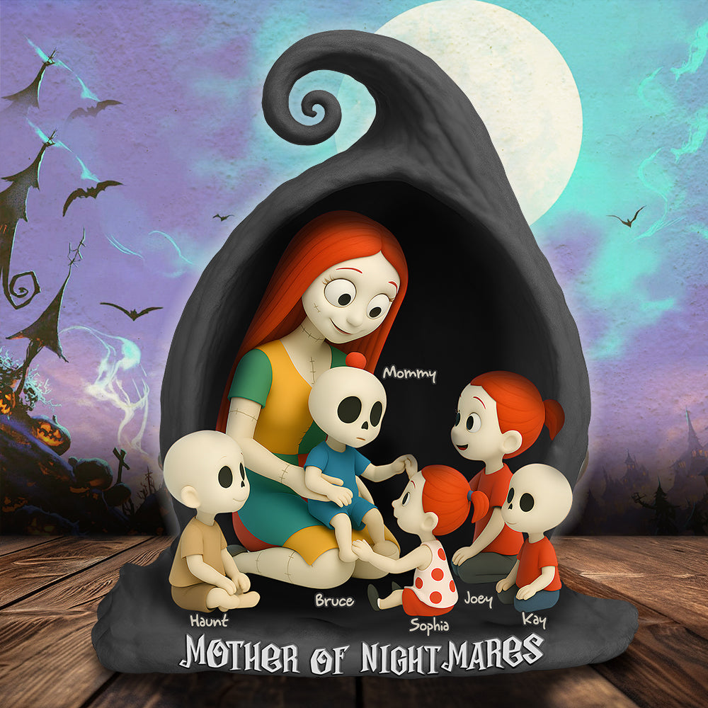 Personalized Gifts For Mom Plaque Mother's Day Mother Of Nightmares-Homacus