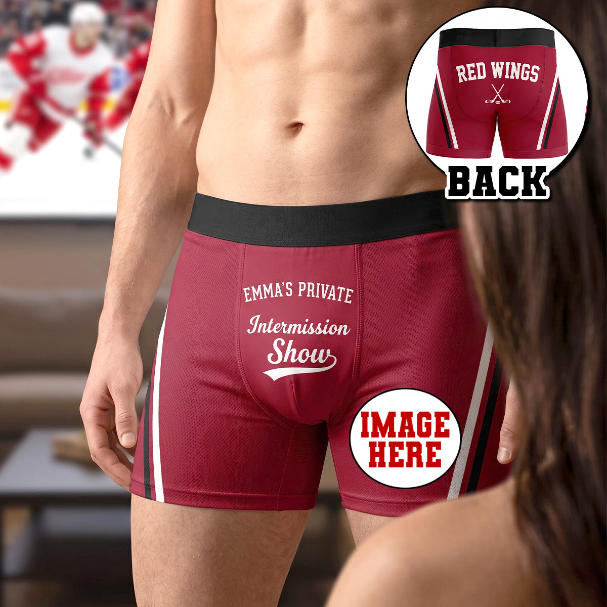 Hilarious Men's Boxers - Personalized Gifts For Sport Lovers 02hutn140926