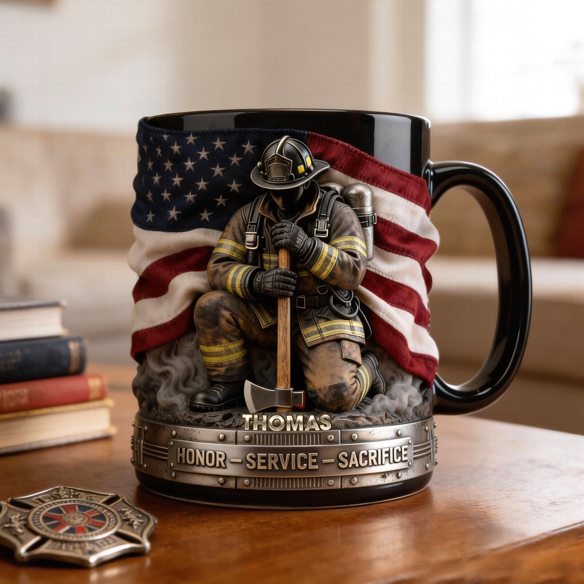 Firefighter Pride Coffee Mug – Personalized Gifts For Firefighter 04toqn251225-Homacus