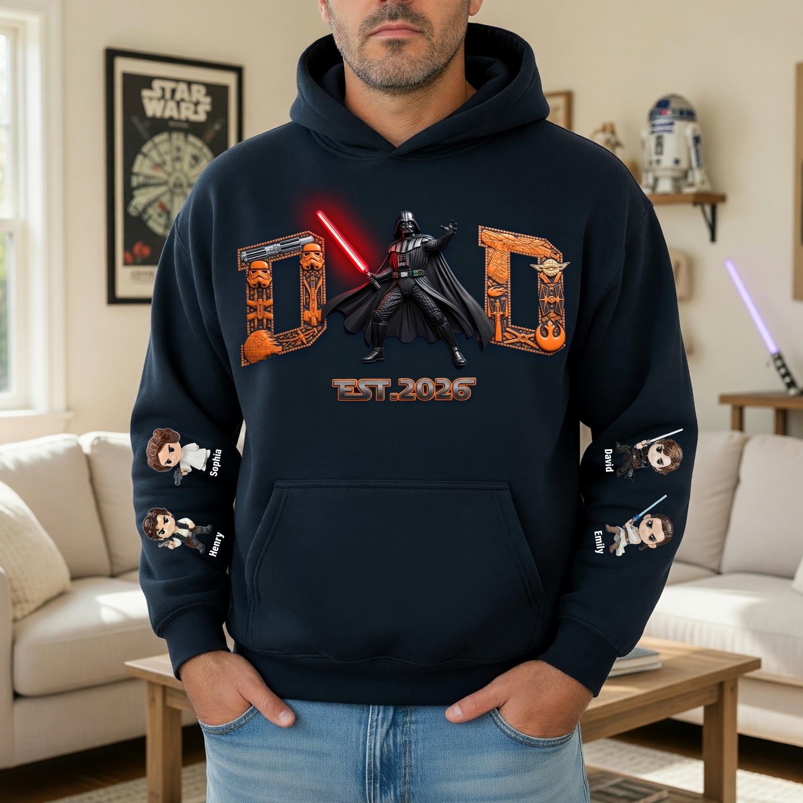 The Best Dad Shirt - Personalized Gifts For Father 06OHQN140526-Homacus