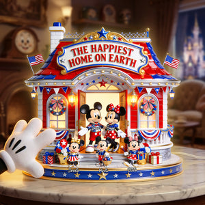 The Happinest Home On Earth Acrylic Light Box - Personalized Gifts For Family 01pgta110526-Homacus