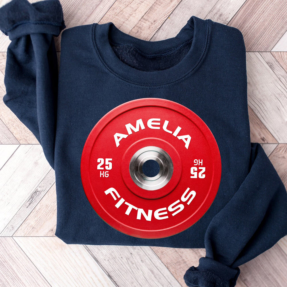 Personalized Christmas Gift For Gymer Shirt Bumper Plate 02ACDT311024-Homacus