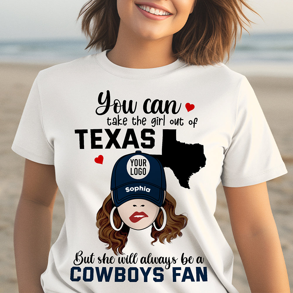 Personalized Gift For American Football Girl Shirt, Always Be A Fan 02QHQN131224-Homacus