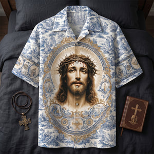 Jesus Christ Hawaiian Shirt - Personalized Gifts For Christians 01hutn180626-Homacus
