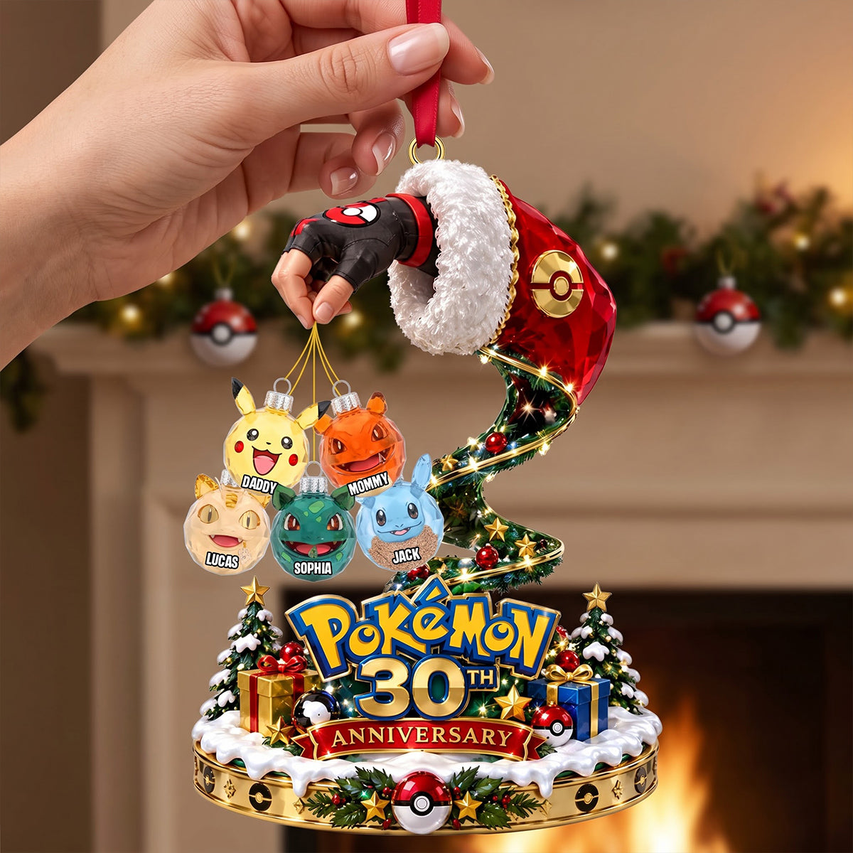 30th Anniversary Acrylic Ornament - Personalized Christmas Gifts For Family 02ohtn180926