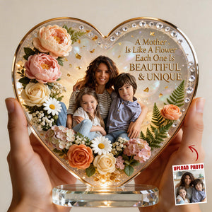 To My Beautiful Mom Acrylic Plaque - Custom Photo Gift For Mothers 04nadt270226-Homacus