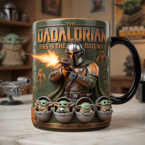 Legendary Dad Force Magic Coffee Mug - Personalized Father's Day Gifts 05tylu290426-Homacus