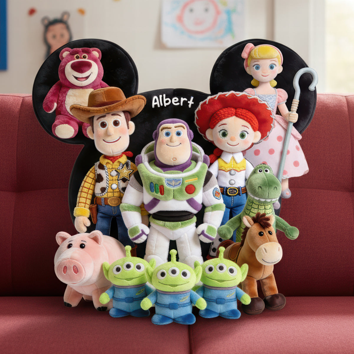 Cute Characters Pillow - Personalized Gifts 06naqn121225-Homacus