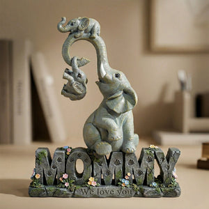 Strong Mama Elephant Acrylic Plaque - Personalized Gifts For Mom 01TGLU020426-Homacus