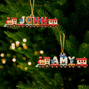 Alphabet Train Acrylic Ornament - Personalized Gifts For Christmas 04naqn140926-Homacus