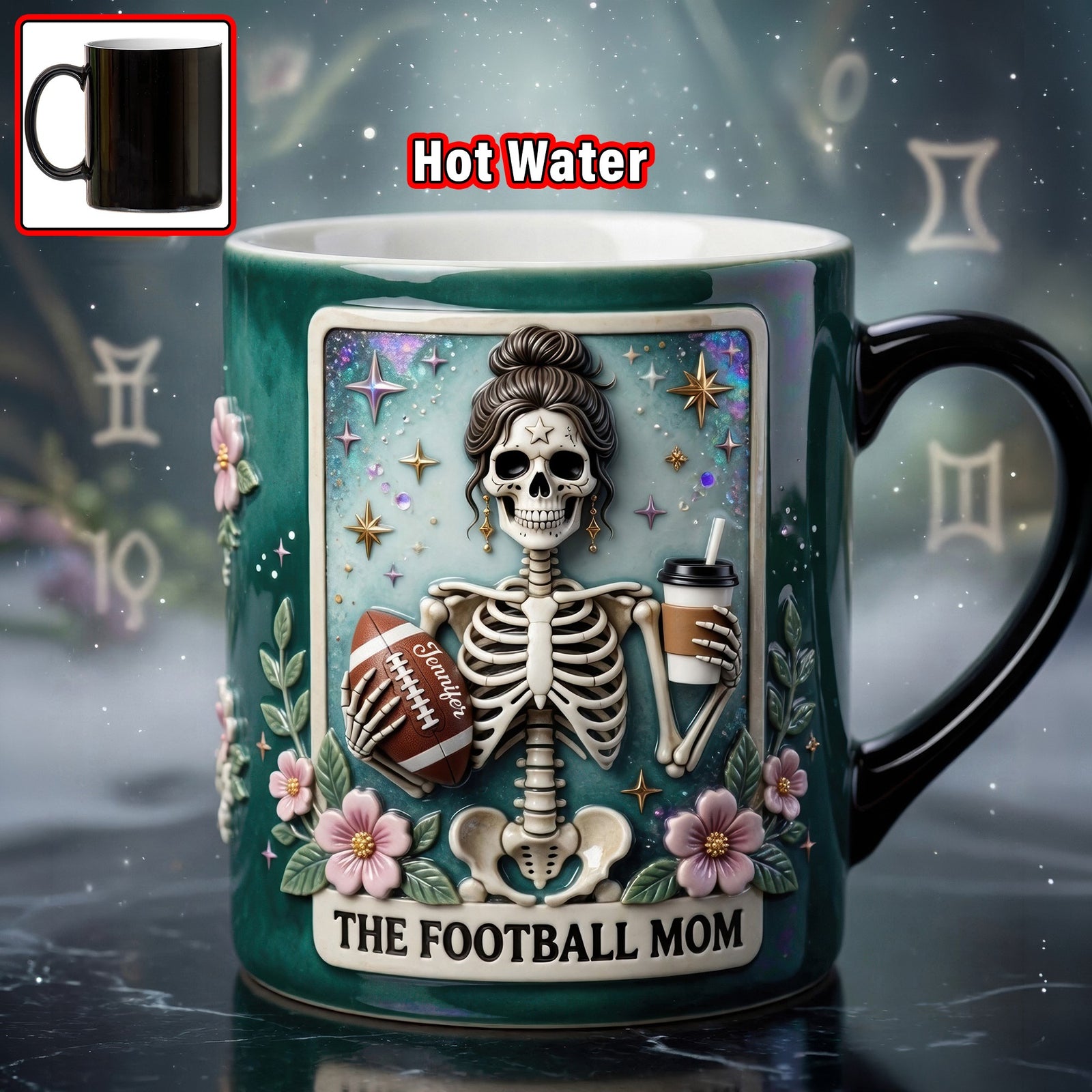 Fun Waiting American Football Mom Tarot Card Magic Mug - Personalized Gifts 03QHQN200426-Homacus