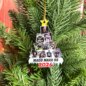 Custom Photo Gifts For American Football Fans Christmas Ornament 08dgpu150824 ct141124-Homacus