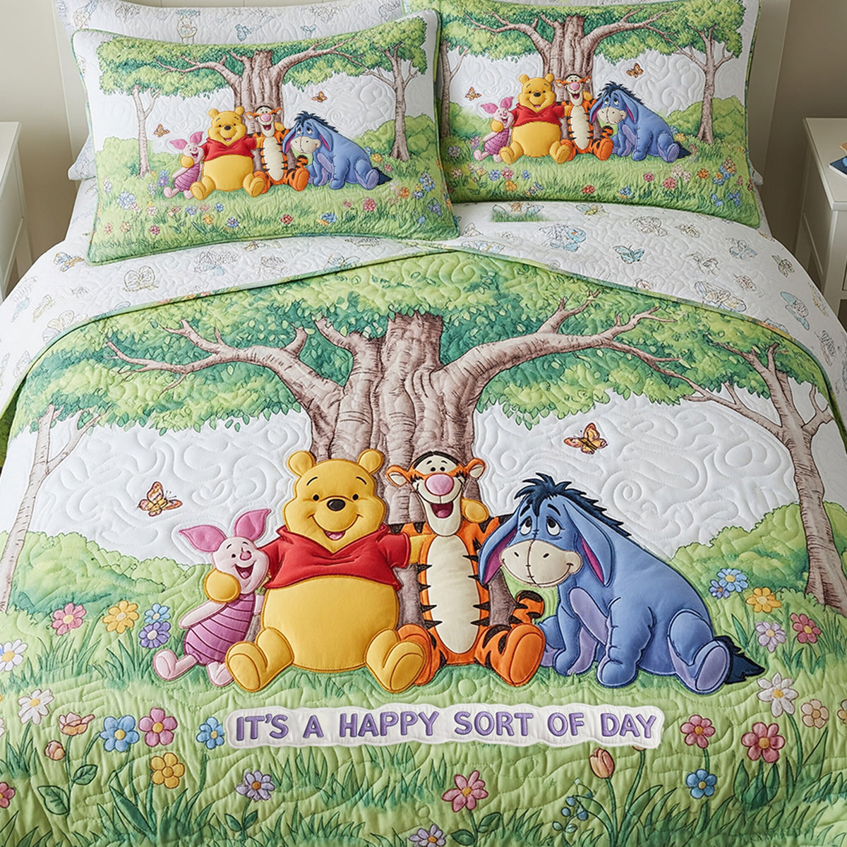 Festive Friends Bed Set – Personalized Christmas Bedding For Kids 02qhmg170725-Homacus