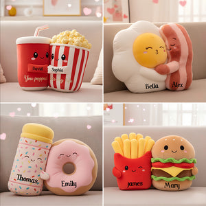 Couple Food Pillow Personalized Gifts For Couple 07PGDT211125-Homacus